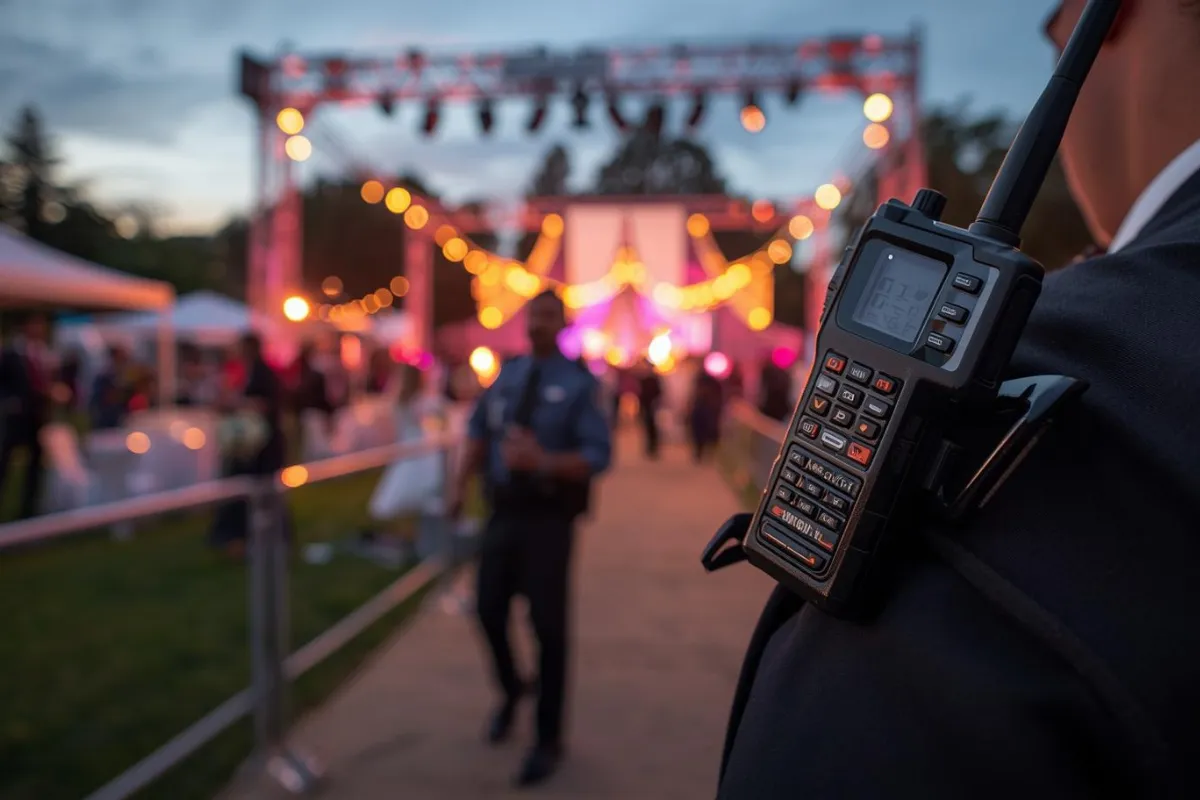 Walkie Talkie for industrial, construction site and event coordination